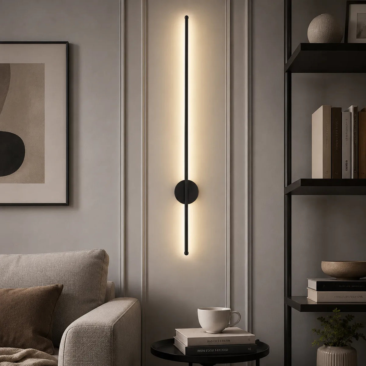 Applique murale LED minimaliste en aluminium Ayla