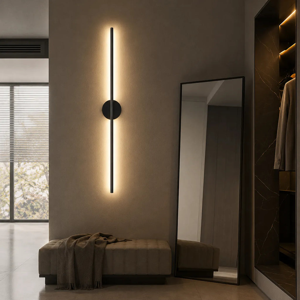 Applique murale LED minimaliste en aluminium Ayla