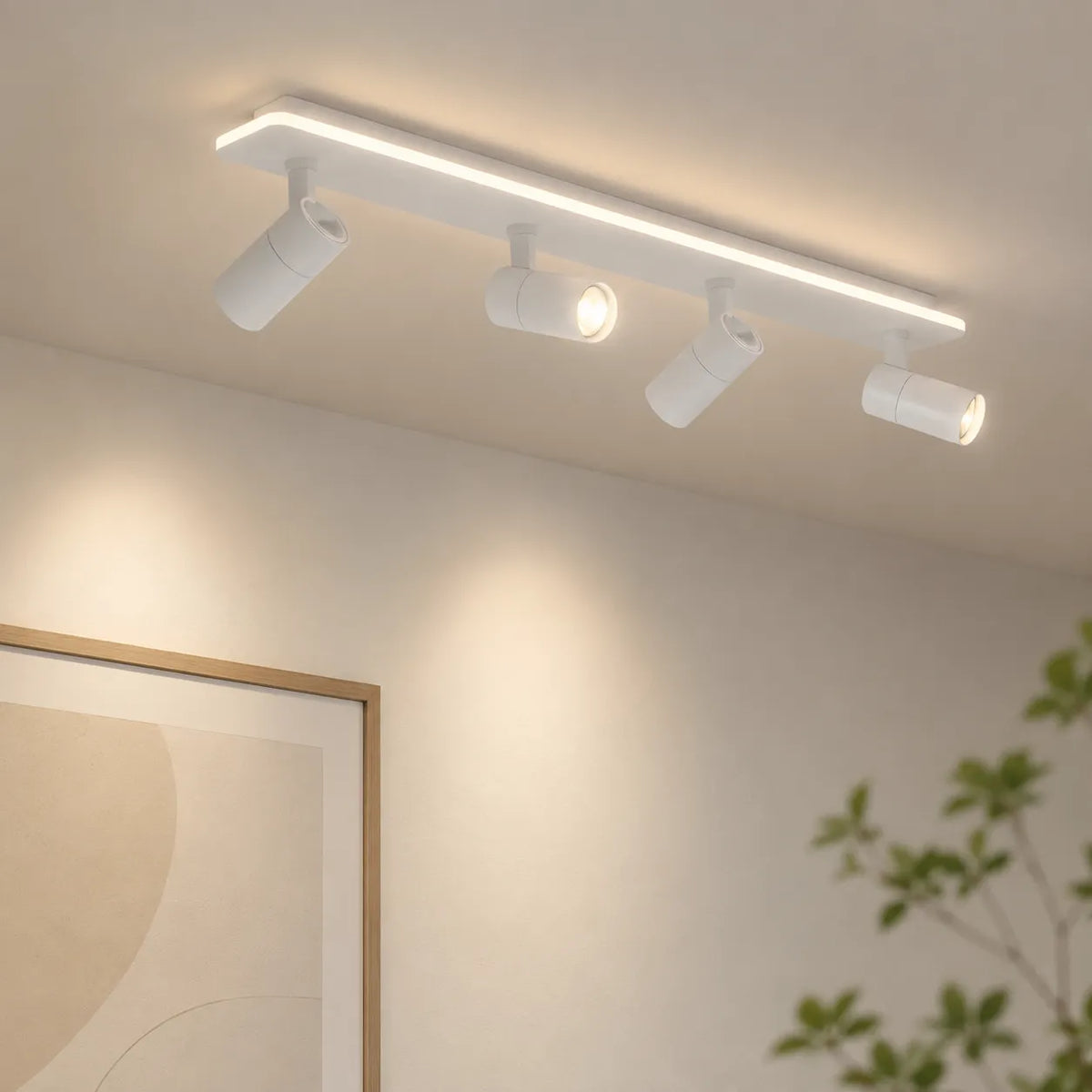 Plafonnier moderne à bande LED multi-spots réglables Zosia