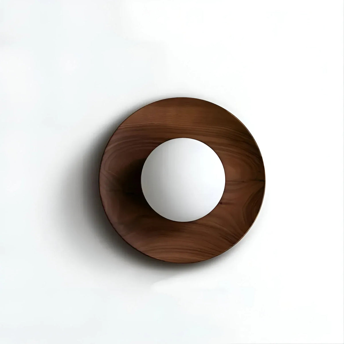 Applique con LED integrato, design minimalista naturale in ottone