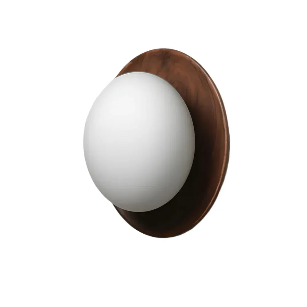 Applique murale à LED intégrées, au design minimaliste naturel et en laiton
