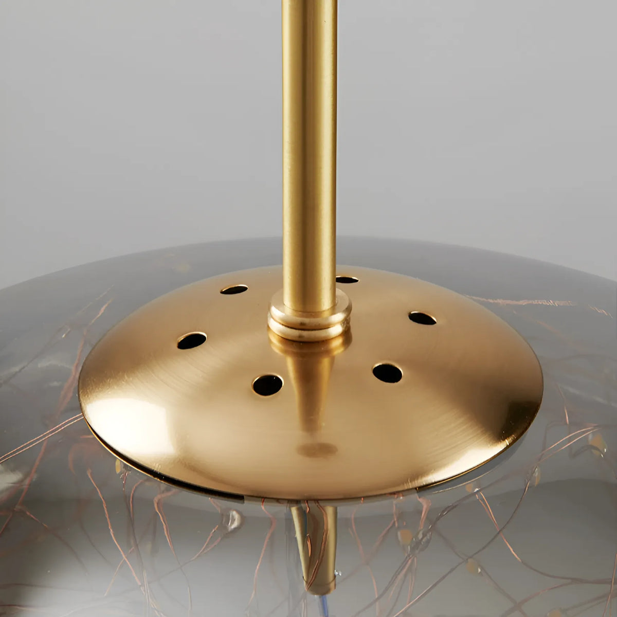 Pendant Light with Sculptural Glass Forms and Adjustable Suspension for Contemporary Dining