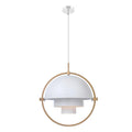 Suspension au design sphérique moderne avec coque métallique réglable
