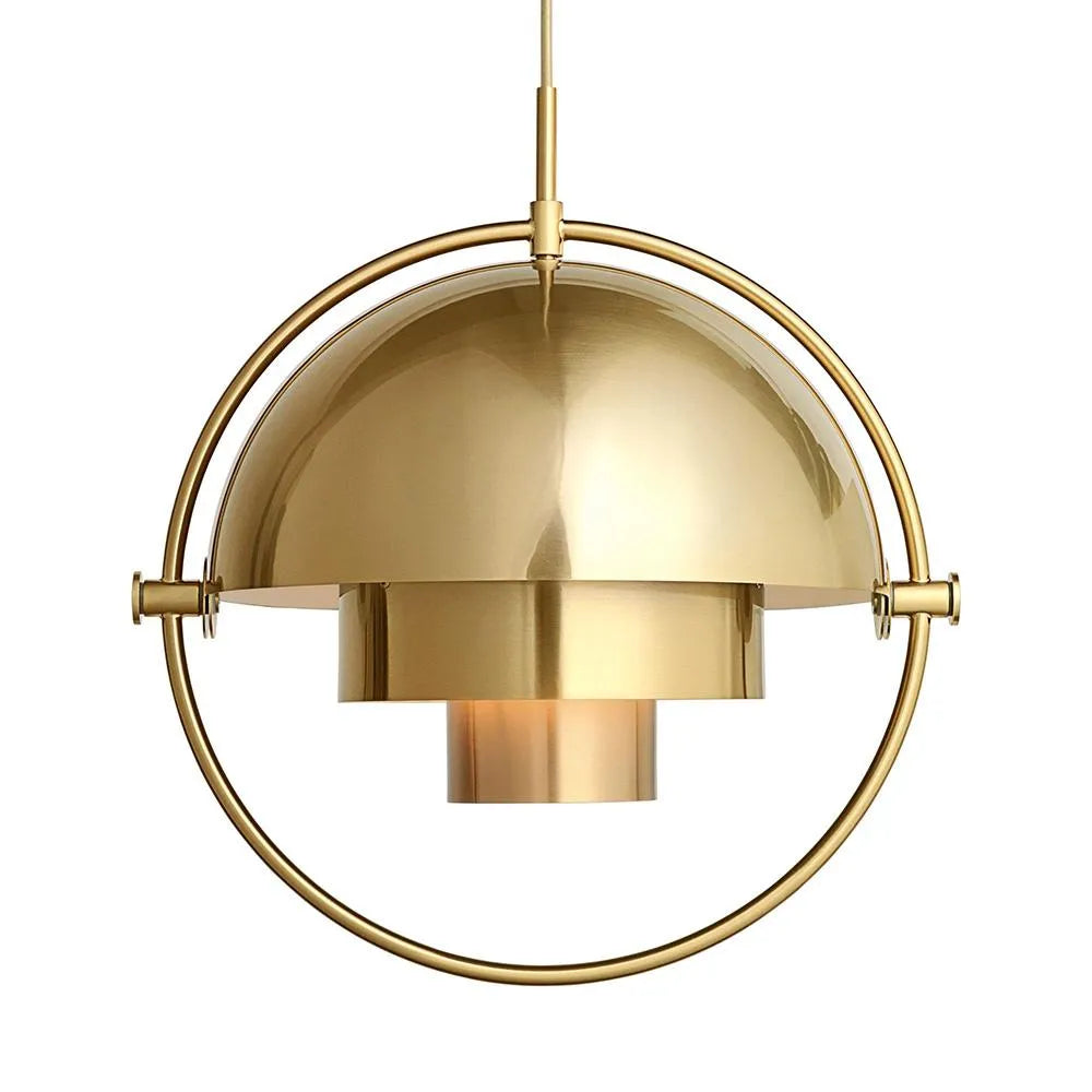 Suspension au design sphérique moderne avec coque métallique réglable