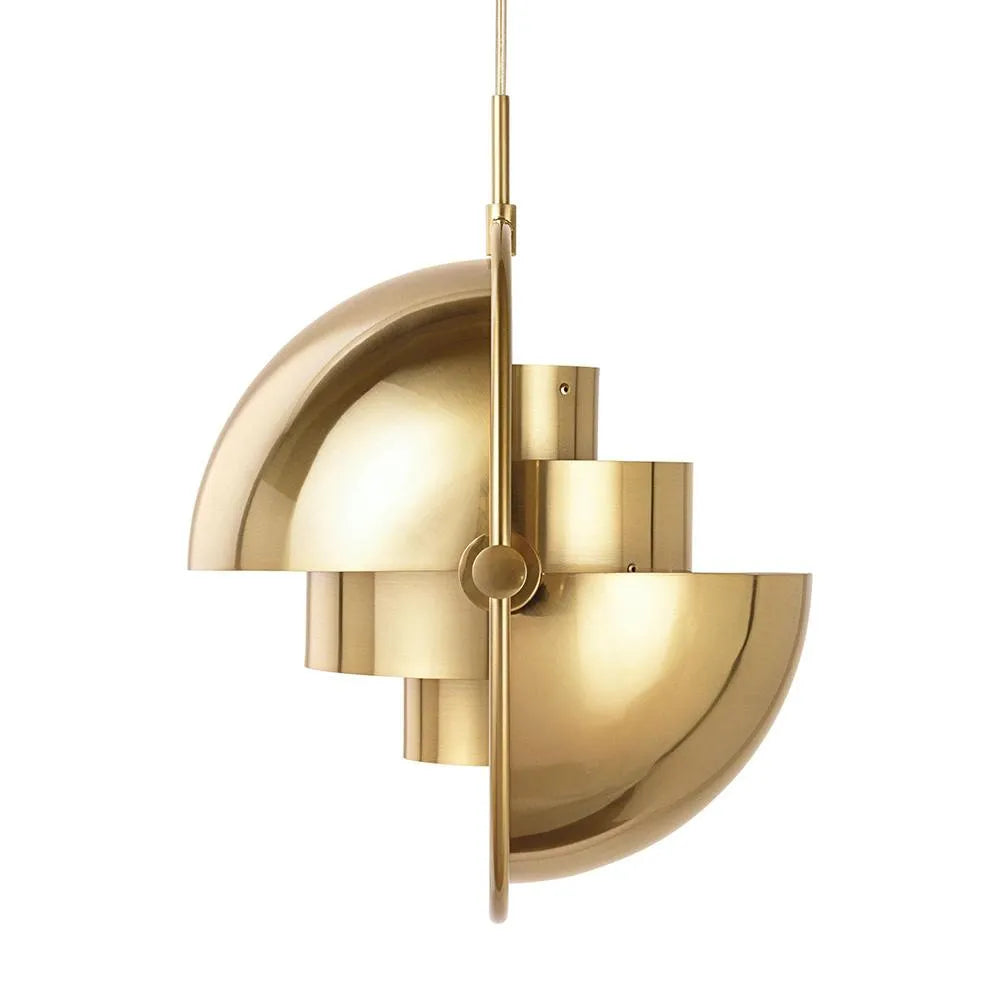 Suspension au design sphérique moderne avec coque métallique réglable