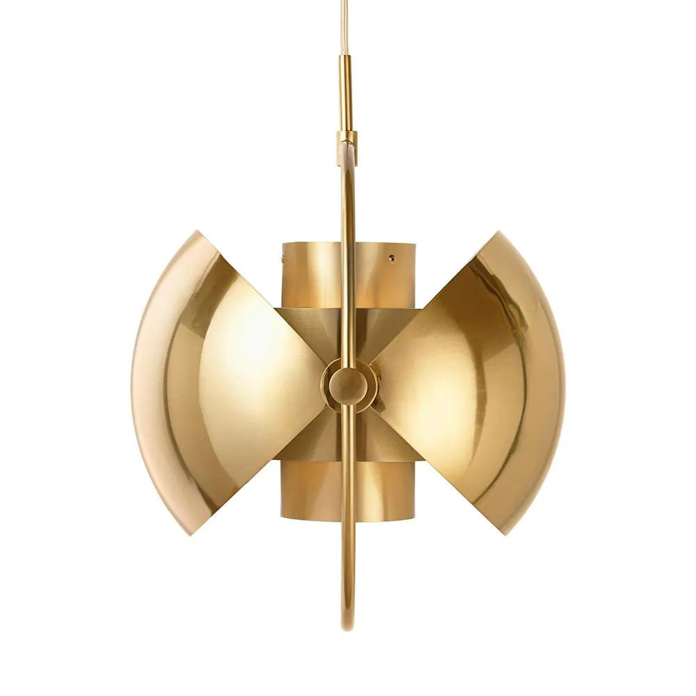 Suspension au design sphérique moderne avec coque métallique réglable