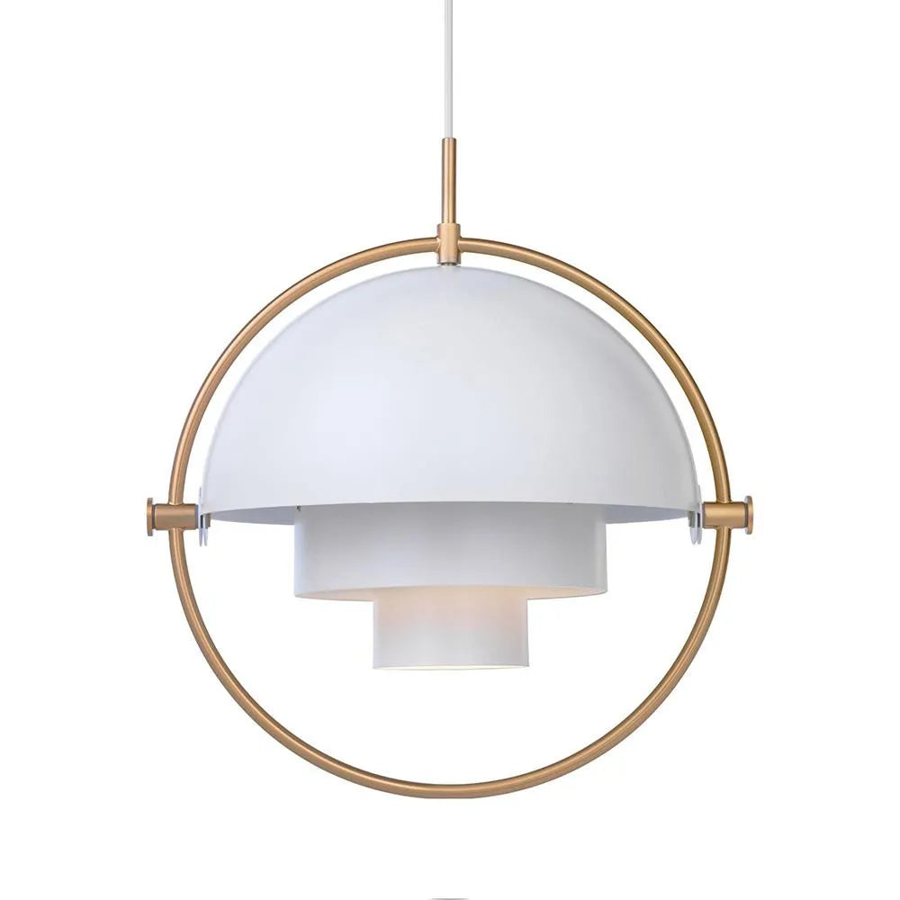 Suspension au design sphérique moderne avec coque métallique réglable