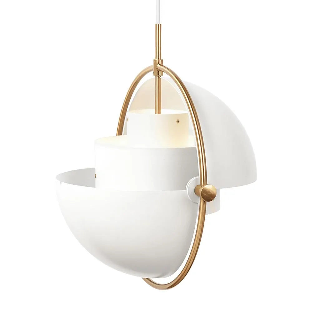 Suspension au design sphérique moderne avec coque métallique réglable