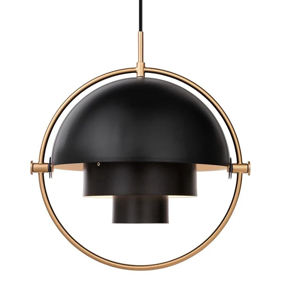Suspension au design sphérique moderne avec coque métallique réglable