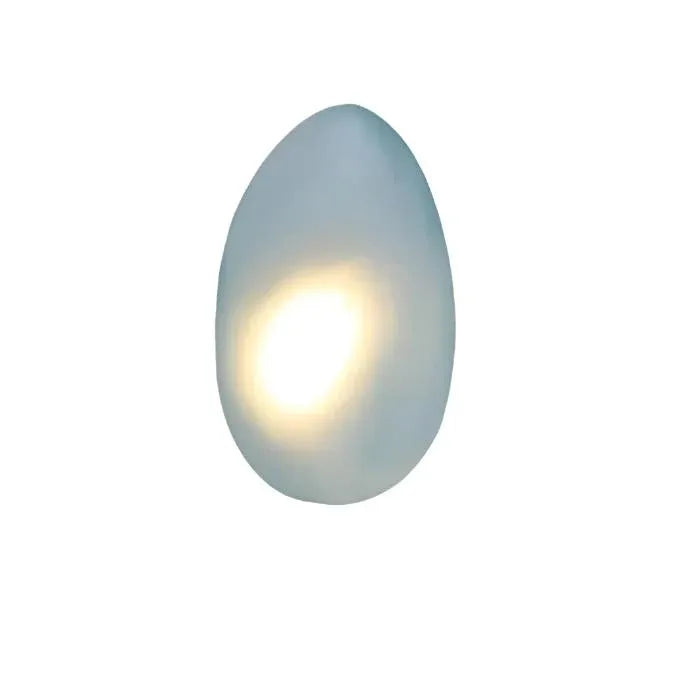 Applique da parete con vetro colorato e LED integrato per camere da letto, soggiorni e corridoi