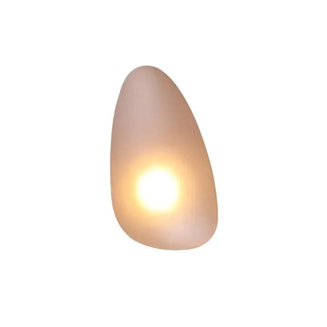 Applique da parete con vetro colorato e LED integrato per camere da letto, soggiorni e corridoi