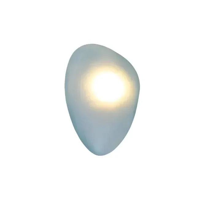 Applique da parete con vetro colorato e LED integrato per camere da letto, soggiorni e corridoi