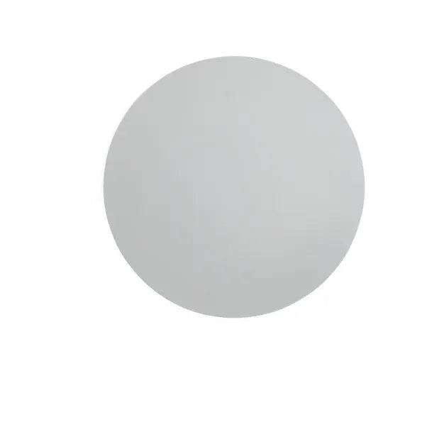 Applique con LED integrato e design minimalista rotondo in alluminio