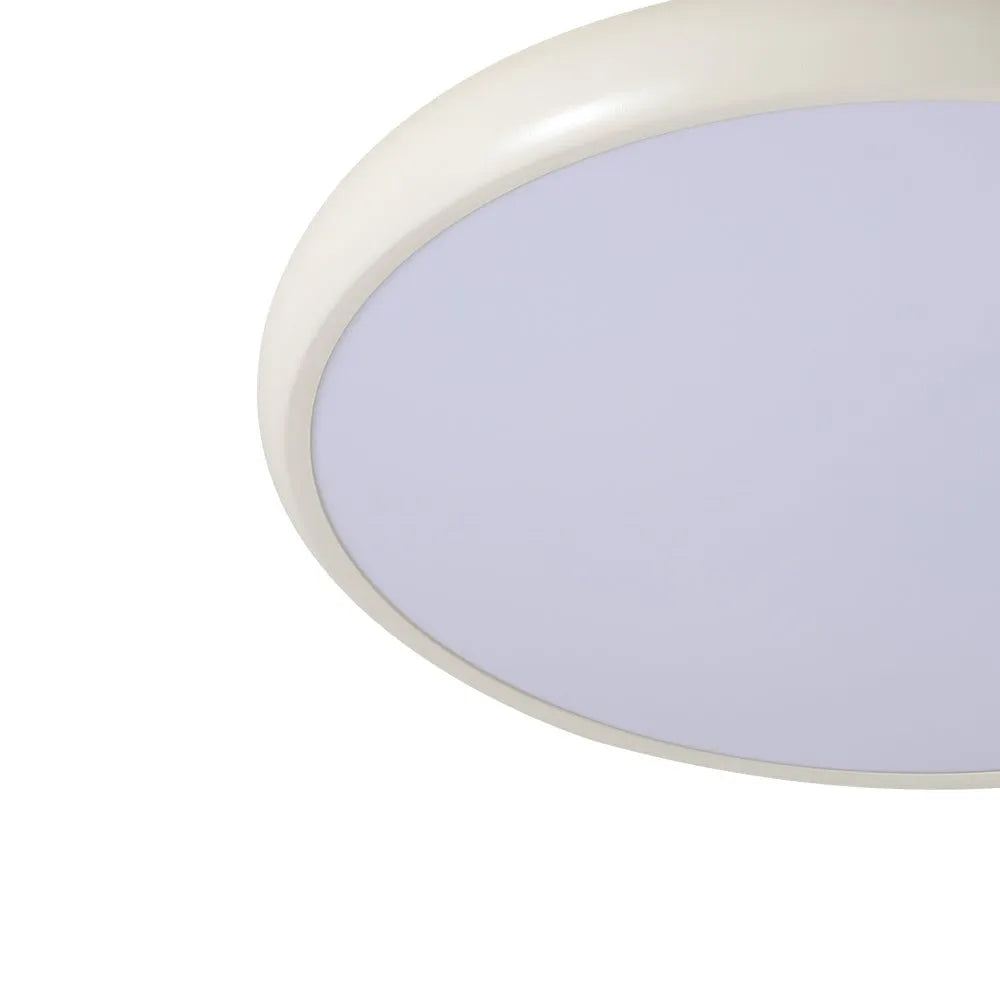 LED Oyster Light Ultra-Slim Round Flush Mount Ceiling Light for Bedroom and Living Room