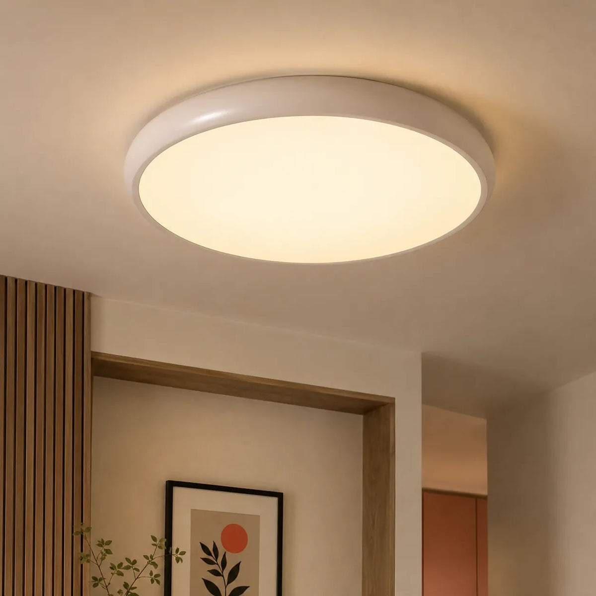 Plafón LED redondo ultradelgado para dormitorio y sala de estar