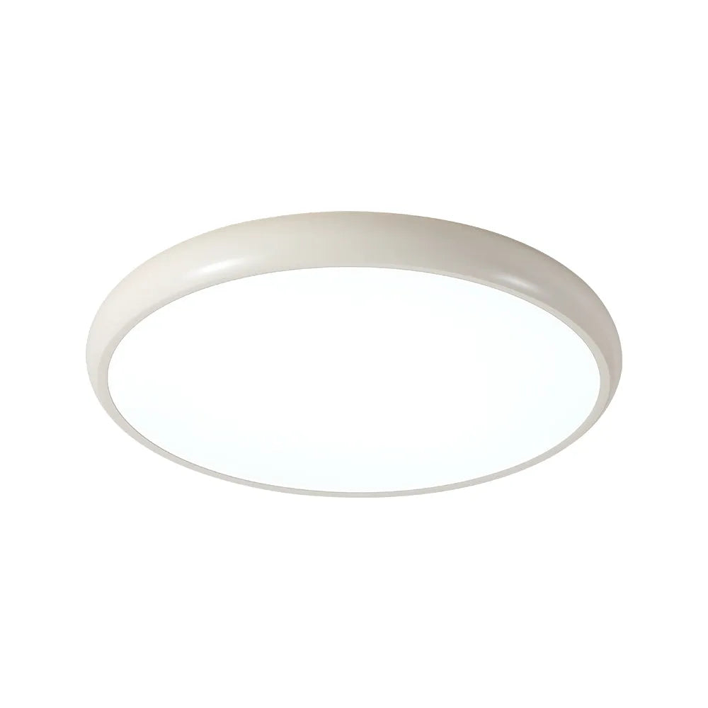 LED Oyster Light Ultra-Slim Round Flush Mount Ceiling Light for Bedroom and Living Room