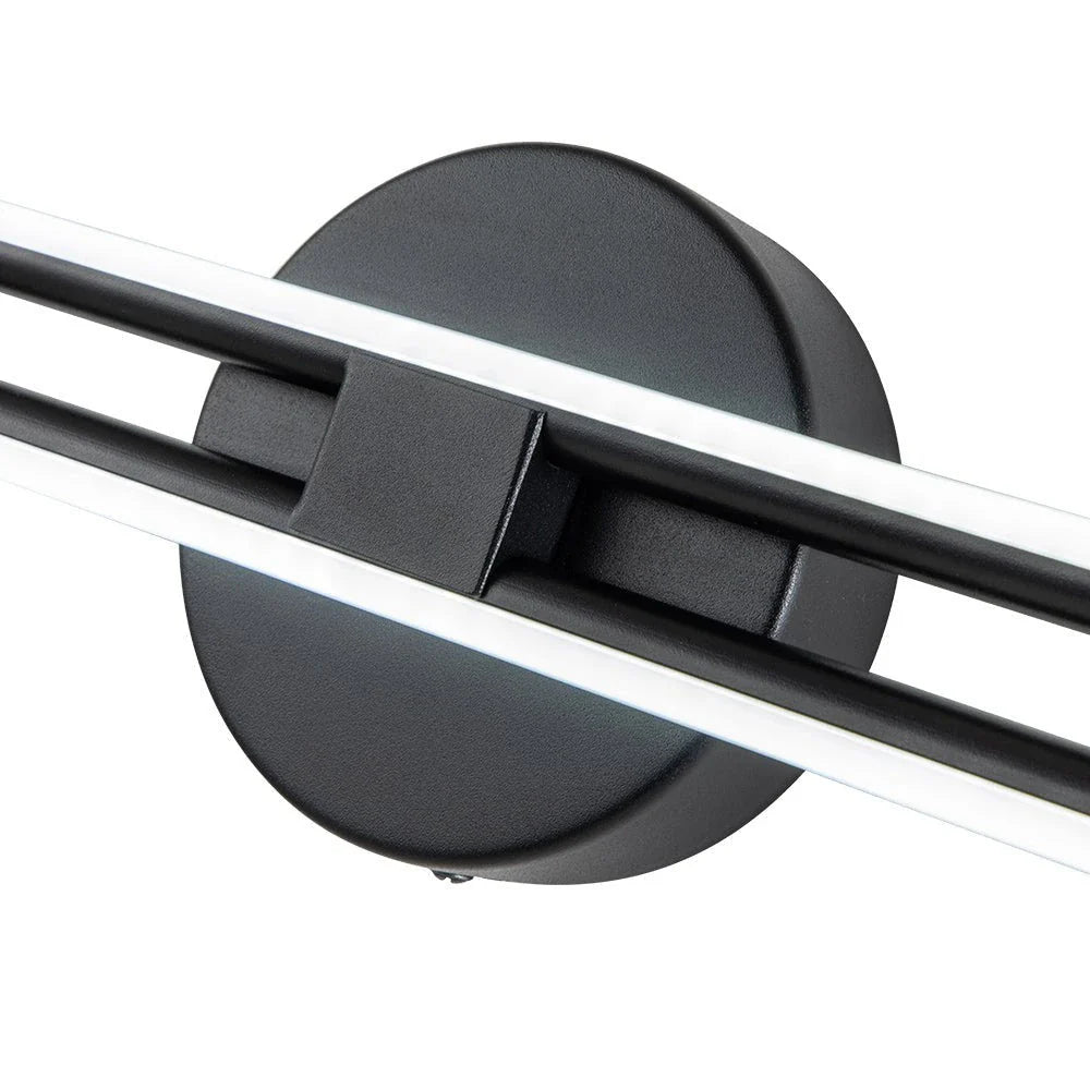 Luminaire linéaire à DEL pour meuble-lavabo de salle de bain, avec éclairage vers le haut et vers le bas