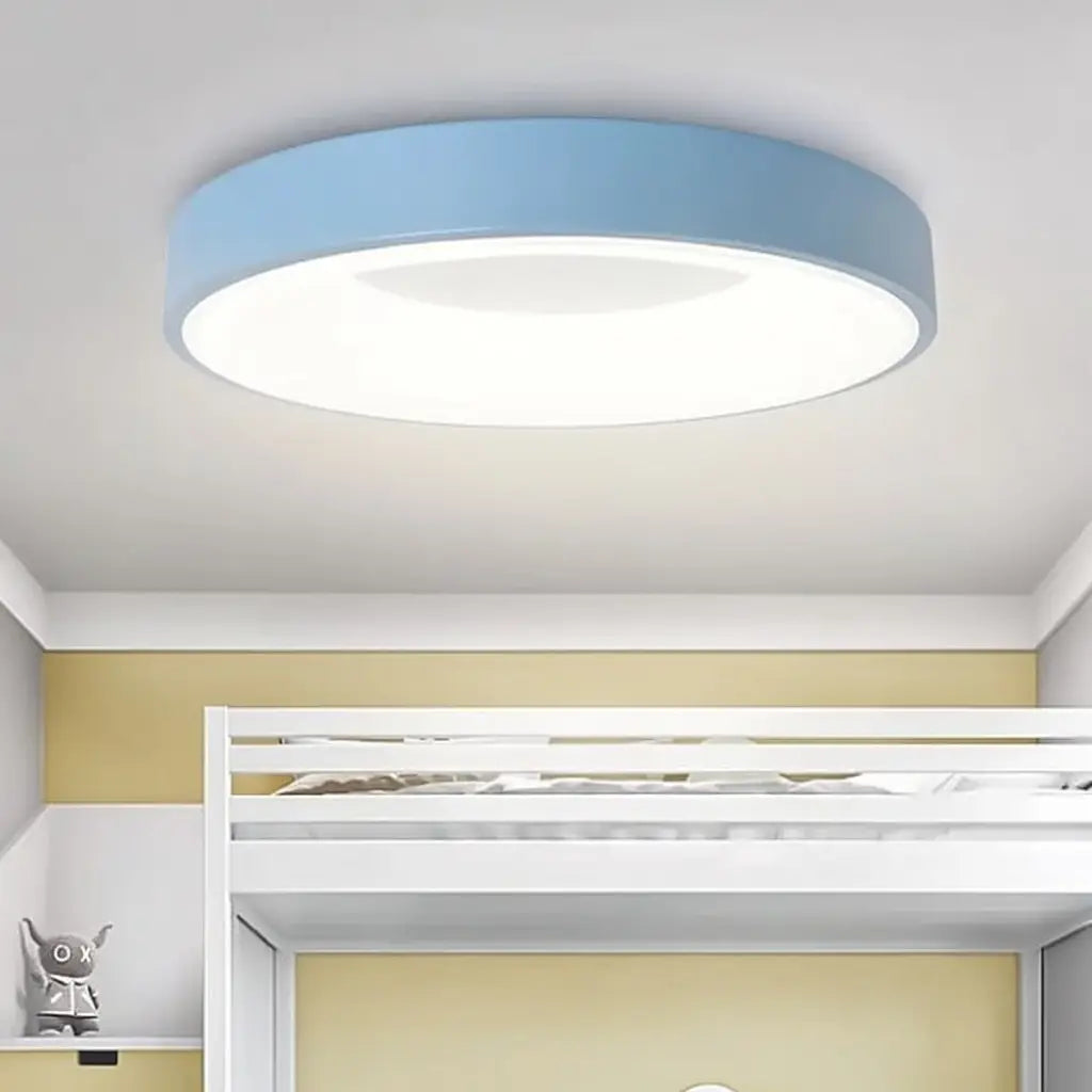 Plafoniera LED a conchiglia con design ad anello cavo, aderente al soffitto, per camera da letto e corridoio