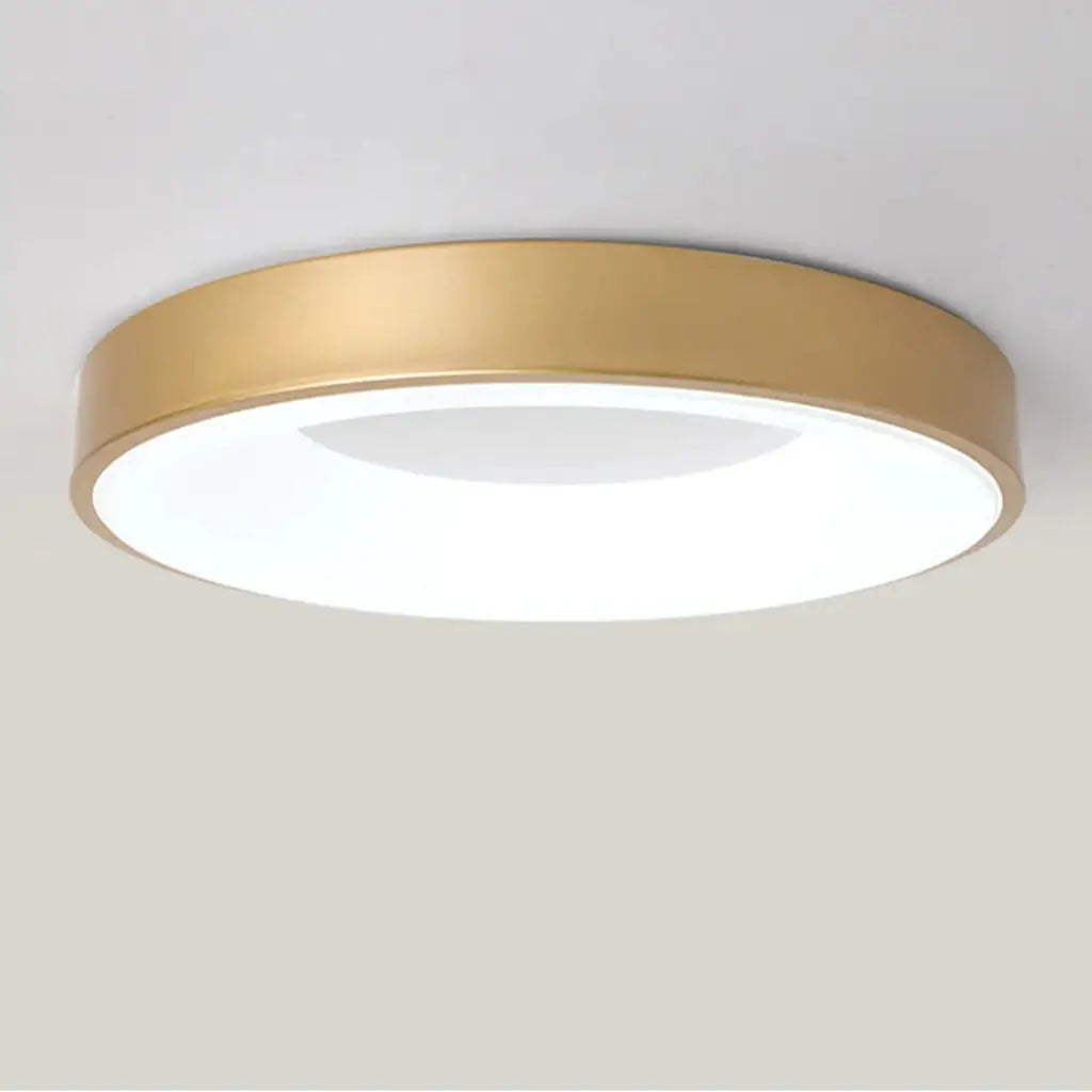 Plafoniera LED a conchiglia con design ad anello cavo, aderente al soffitto, per camera da letto e corridoio