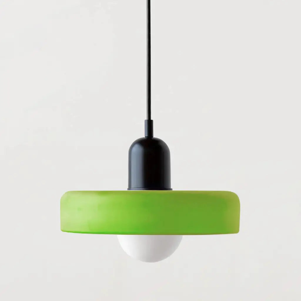 Suspension Sonnet Bauhaus en verre coloré