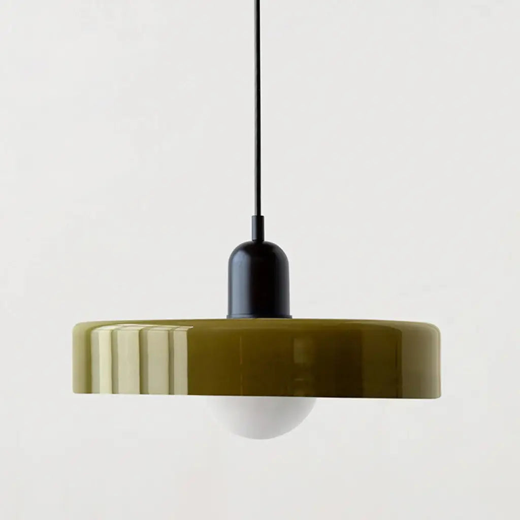 Suspension Sonnet Bauhaus en verre coloré