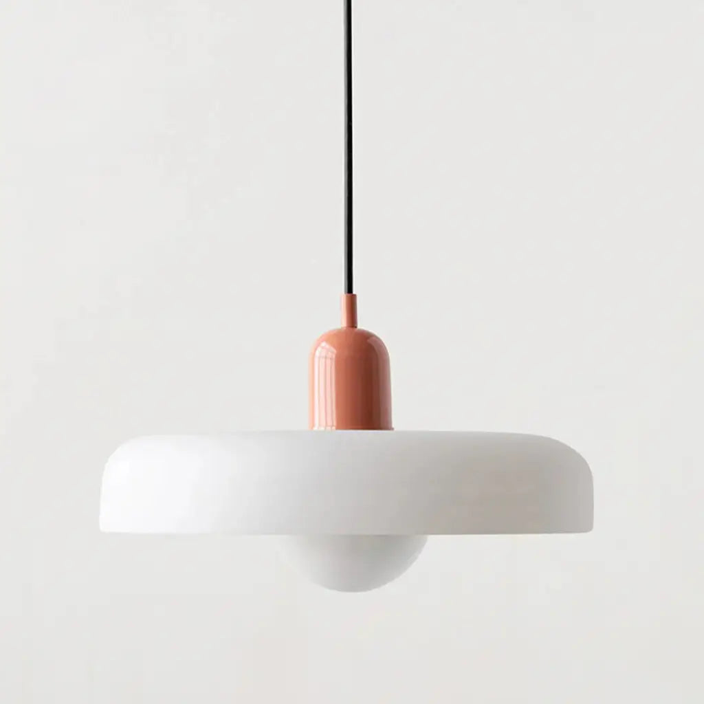Sonnet Bauhaus-Pendelleuchte aus farbigem Glas