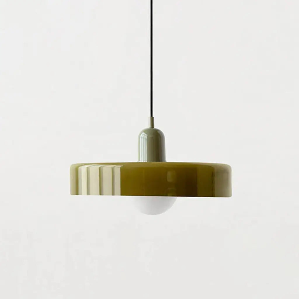 Suspension Sonnet Bauhaus en verre coloré