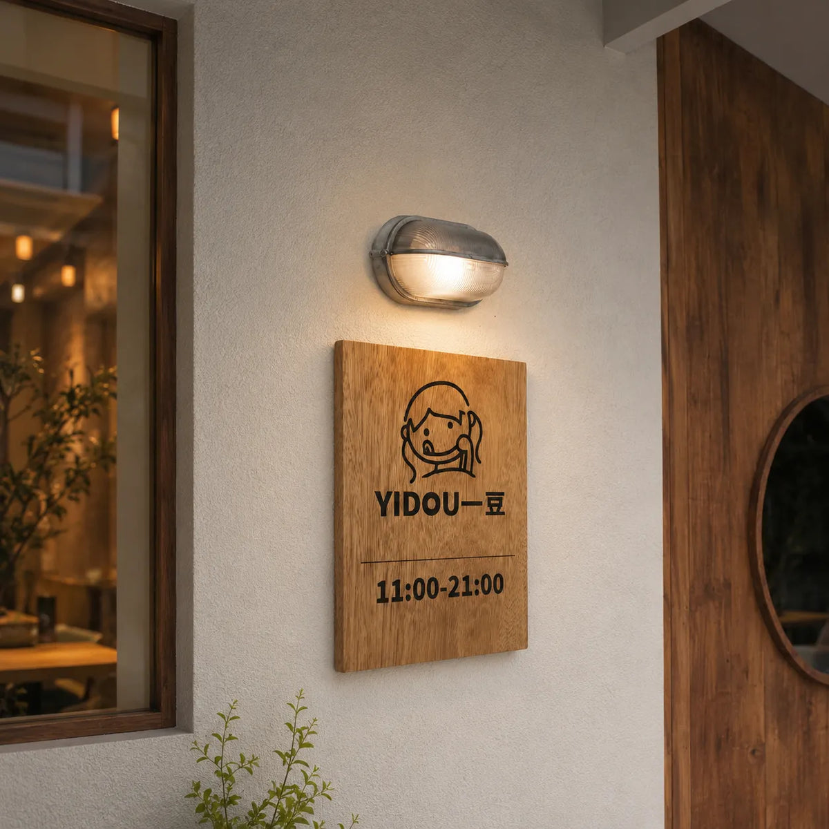Applique murale d’extérieur avec diffuseur en verre nervuré et design industriel de plafonnier en aluminium moulé