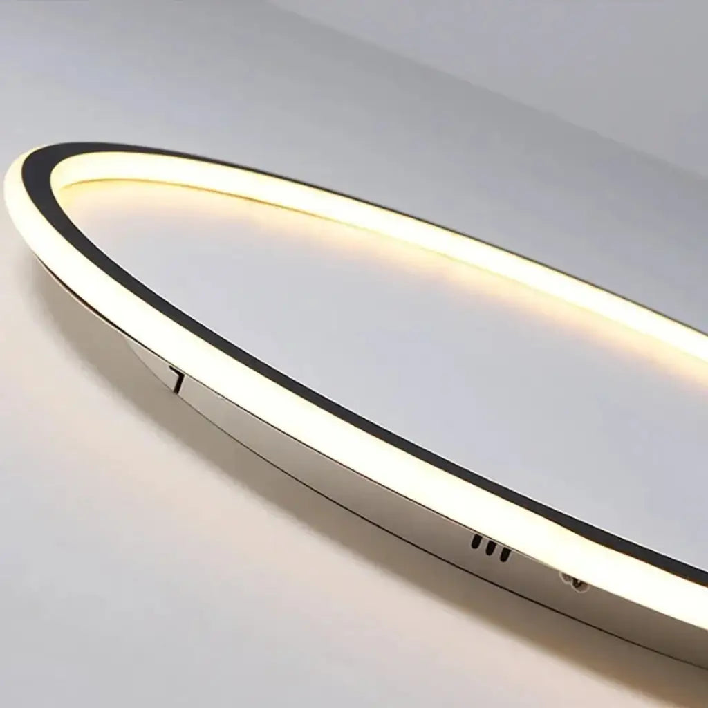Plafonnier LED rond à halo, pour chambre, couloir et pièce à vivre