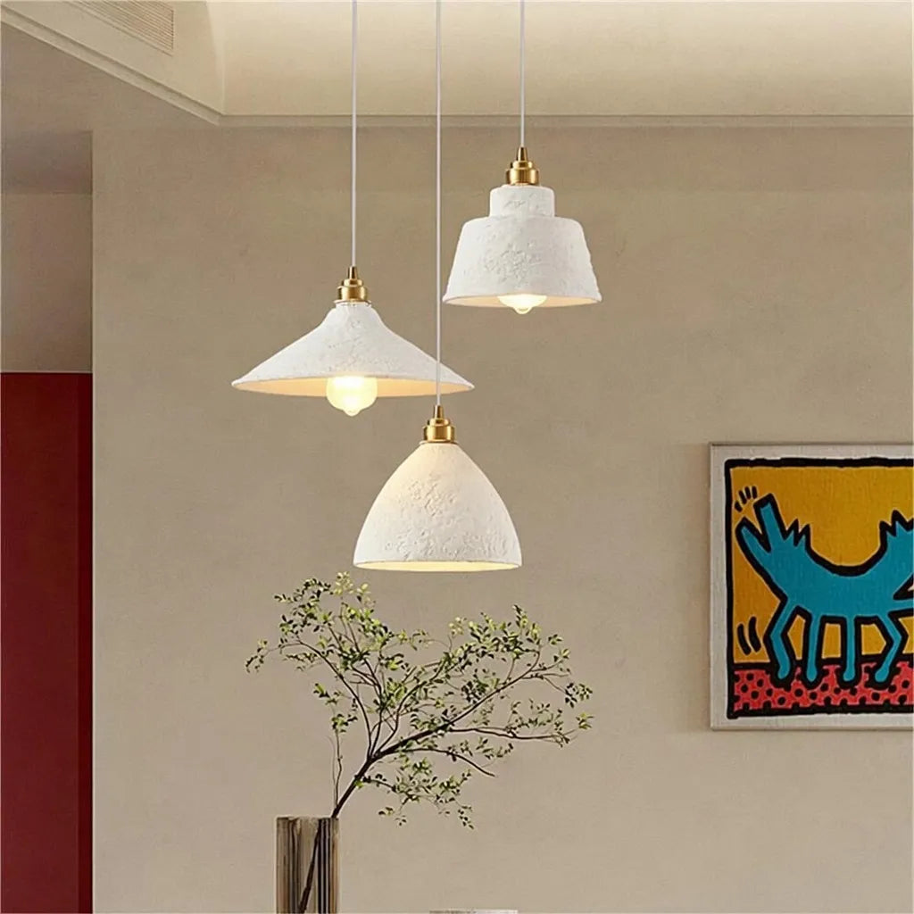 Ceramic Pendant Light with Textured Handcrafted Finish for Modern Interiors