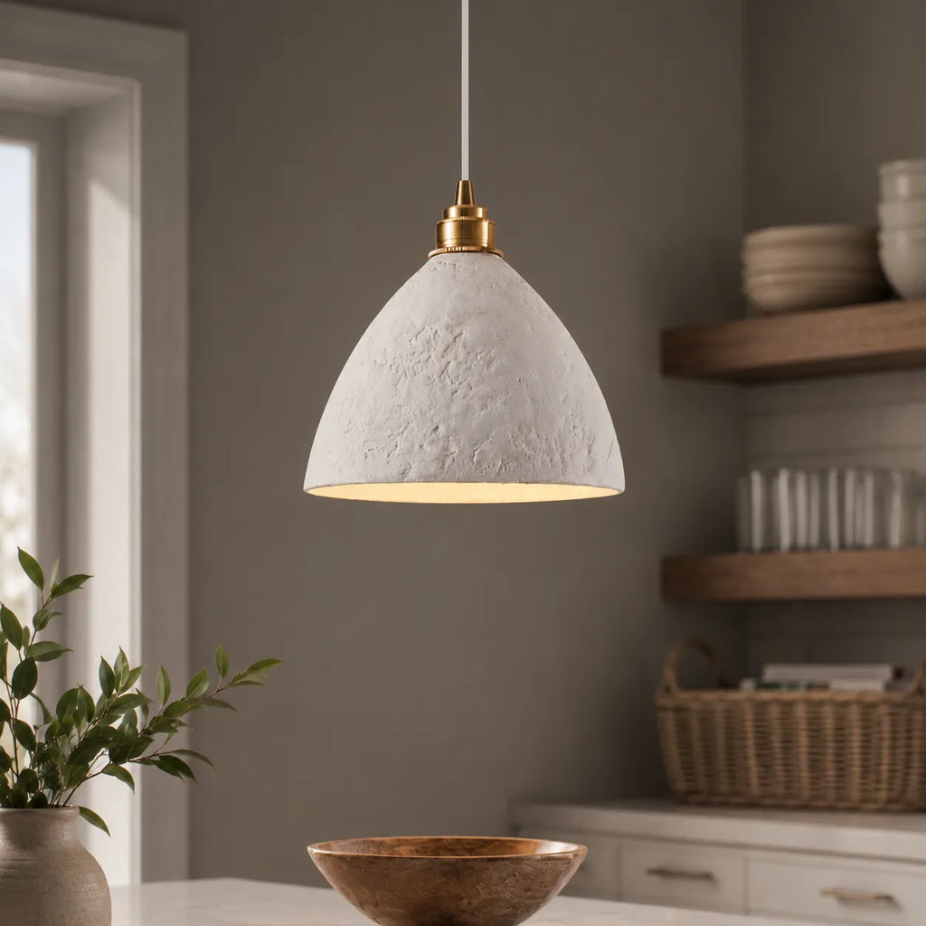 Ceramic Pendant Light with Textured Handcrafted Finish for Modern Interiors