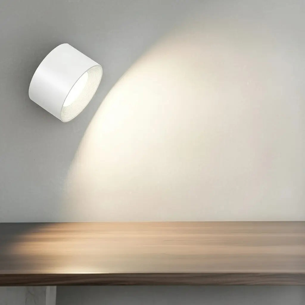 Applique senza fili con LED ricaricabile e testa magnetica orientabile