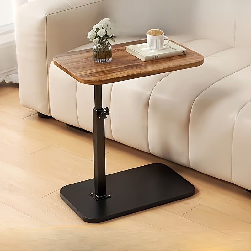Adjustable Side Table with Height Adjustment and Top for Bedroom and Living Room - Image 1