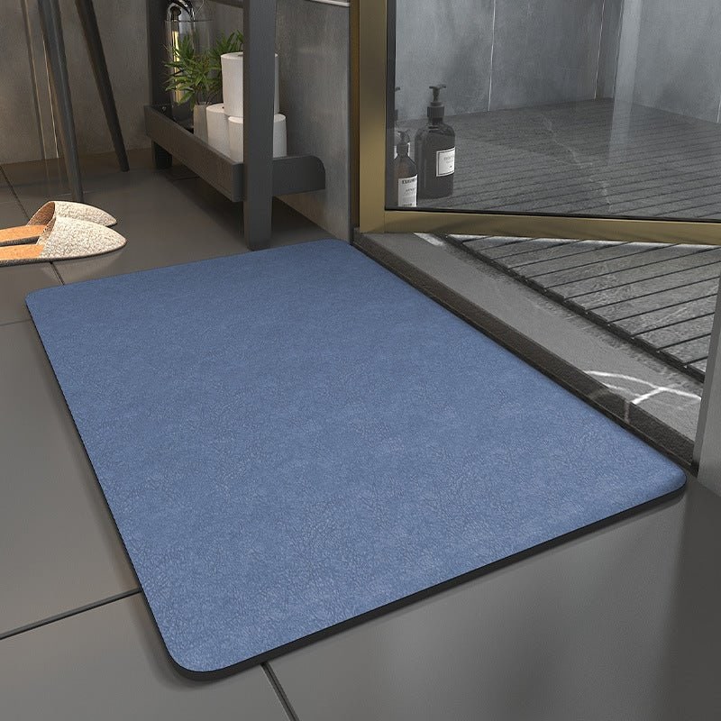Anti-Slip Quick-Dry Bath Mat with Mottled Texture and Non-Slip Rubber Backing - Image 1