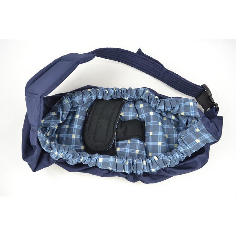 Baby Carrier Sling with Padded Shoulder Strap and Adjustable Wrap - Image 5