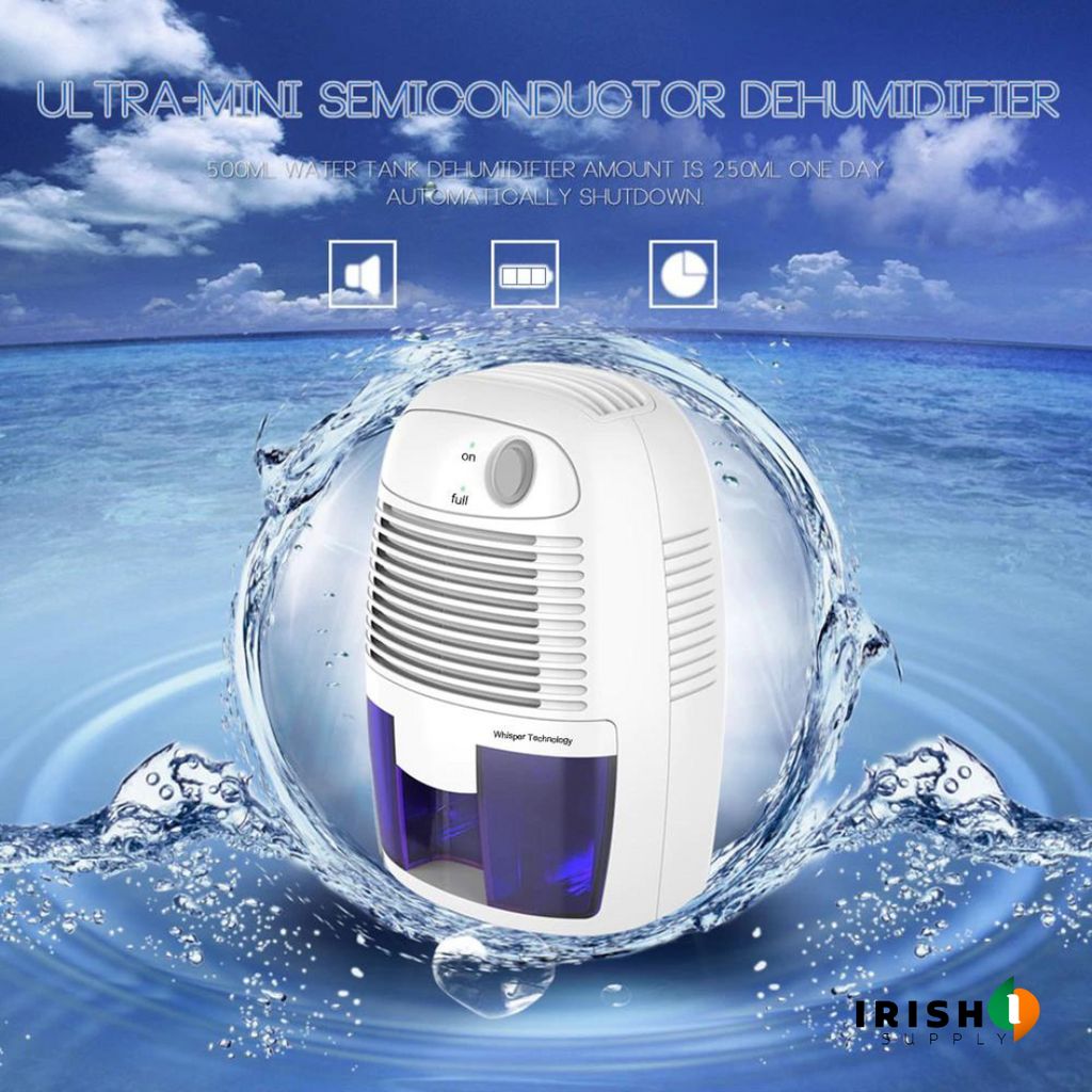 Basement Crawl Space Dehumidifier with 500ml Tank Portable Compact Moisture Removal - Image 4