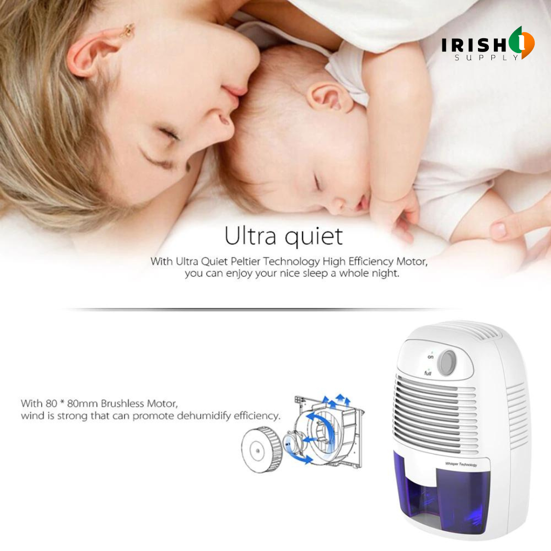 Basement Crawl Space Dehumidifier with 500ml Tank Portable Compact Moisture Removal - Image 6
