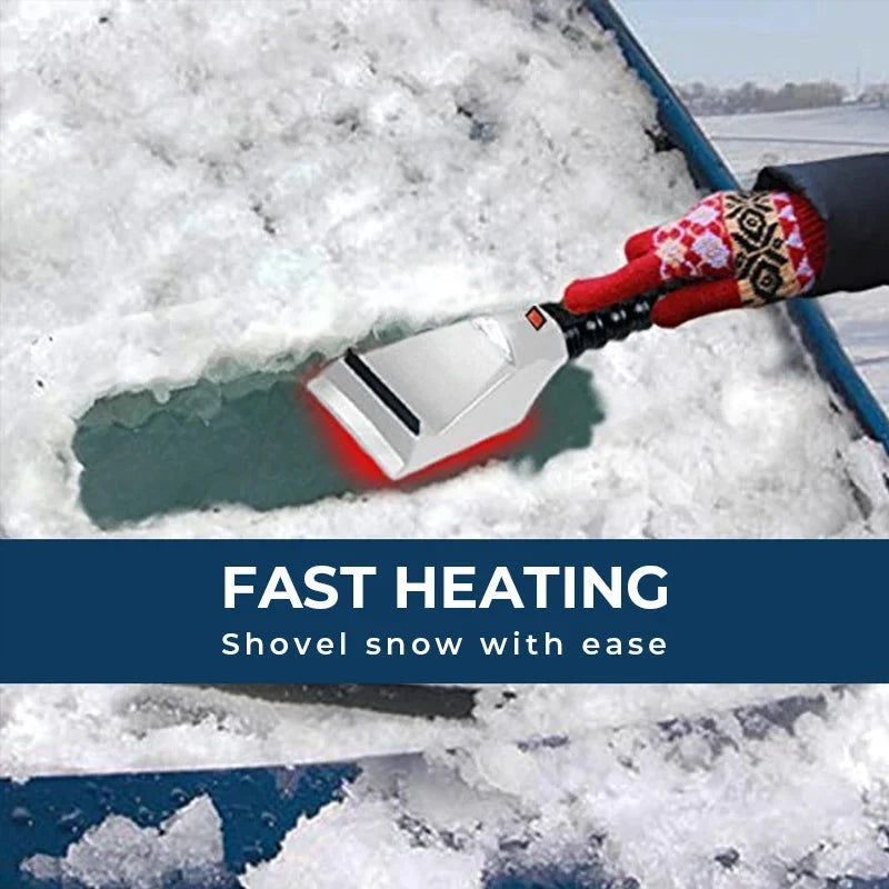 Car Ice Scraper with Heated Windshield Blade and 12v Power Plug - Image 5