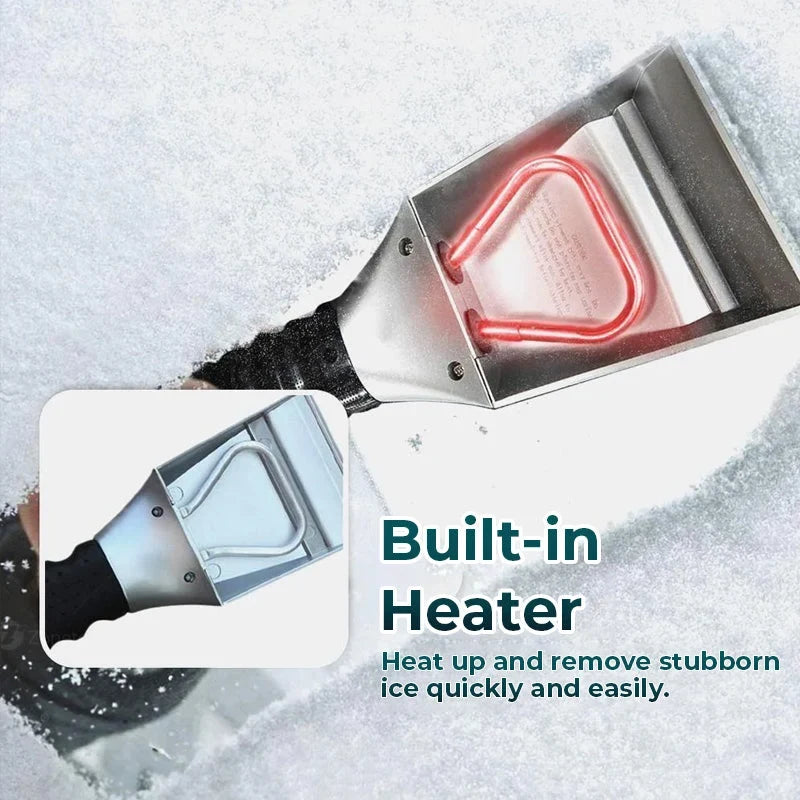 Car Ice Scraper with Heated Windshield Blade and 12v Power Plug - Image 7