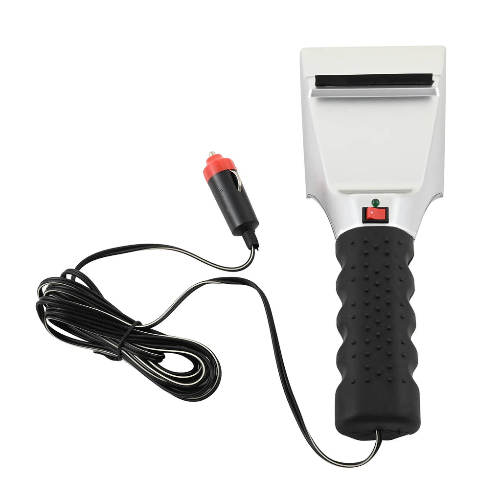Car Ice Scraper with Heated Windshield Blade and 12v Power Plug - Image 9