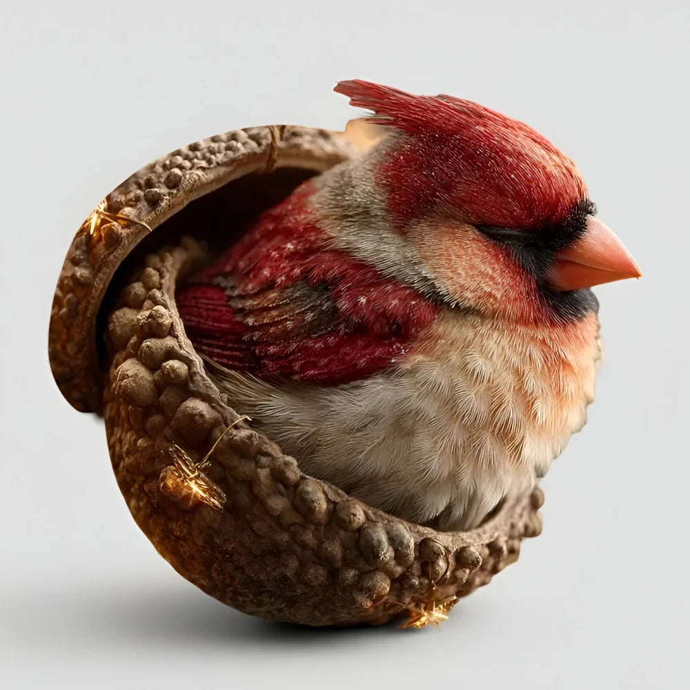 Christmas Ornaments with Woodland Animals in Acorns - Image 12