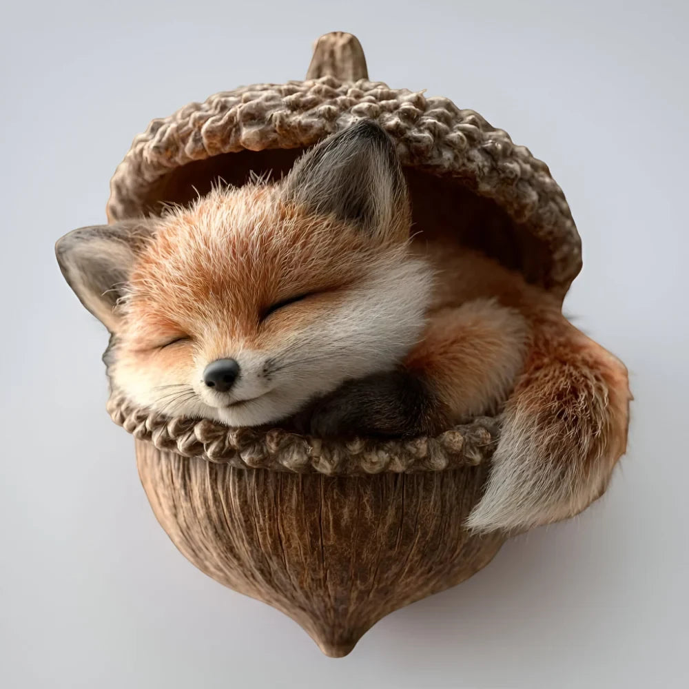 Christmas Ornaments with Woodland Animals in Acorns - Image 15