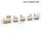 Christmas Train Decoration with Miniature Wooden Figures and Festive Holiday Design - Image 3