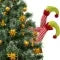 Christmas Tree Decorations Plush Elf Legs with Striped Stockings and Curled Toe Shoes - Image 4