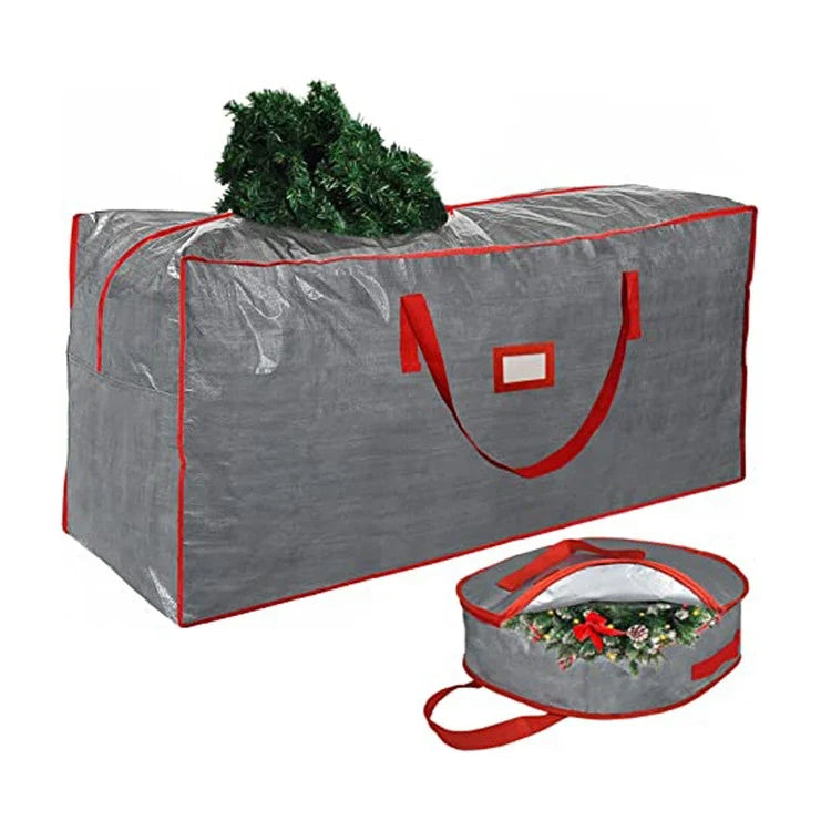 Christmas Tree Storage Bag with Waterproof Zipper and Dual Carry Handles - Image 10