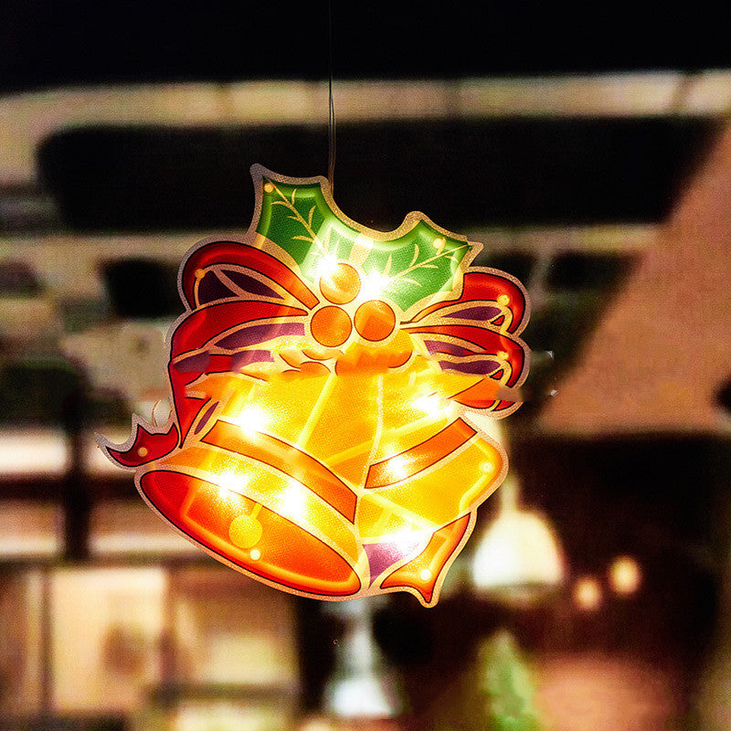 Christmas Window Lights with LED and Battery Operated Silhouette Decorations - Image 6