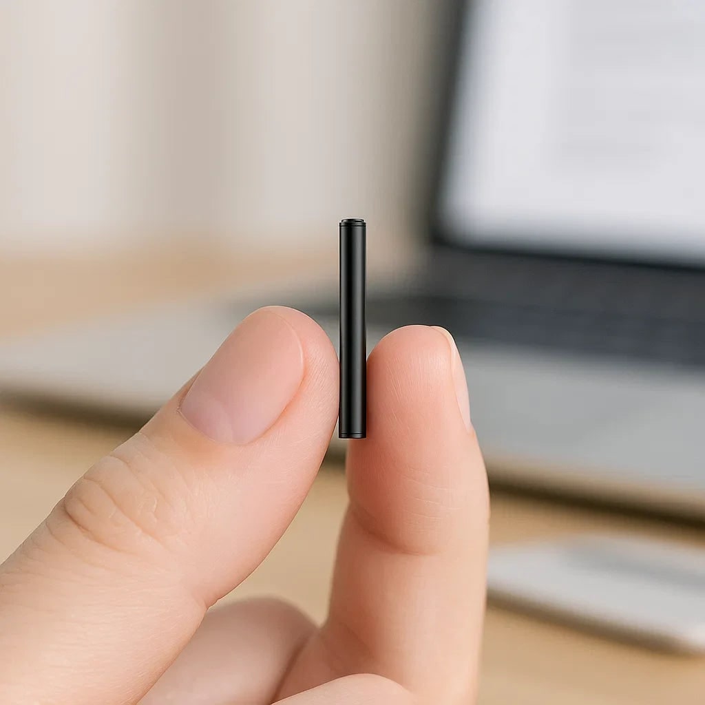 Compact Digital Voice Recorder with Activation and Pocket-Sized Discreet Design - Image 1