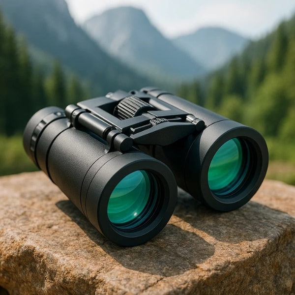 Compact Folding Binoculars 40x22 with Bak4 Prism and Water-Resistant Design - Image 1