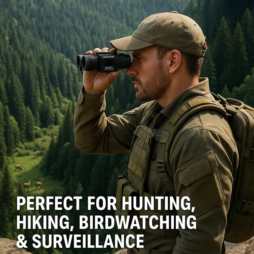 Compact Folding Binoculars 40x22 with Bak4 Prism and Water-Resistant Design - Image 3