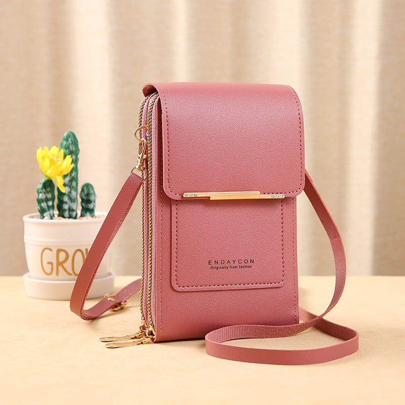 Crossbody Phone Bag with Touchscreen Window RFID Blocking and Waterproof Protection - Image 9